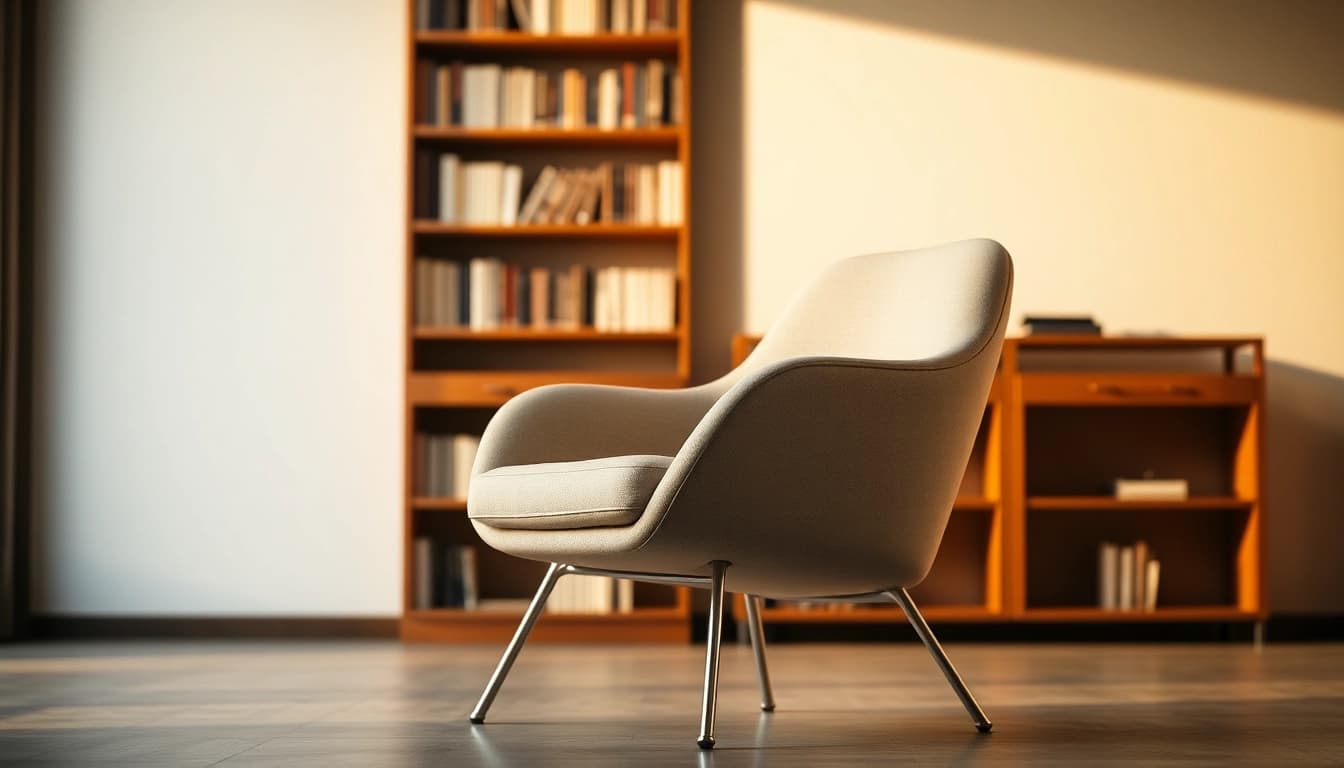 Refurbished Vitra chair elegantly displayed in a modern interior setting.