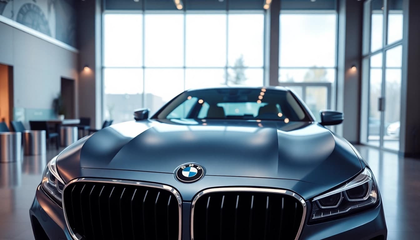 BMW kaufen in einem eleganten Autohaus mit modernem Ambiente.