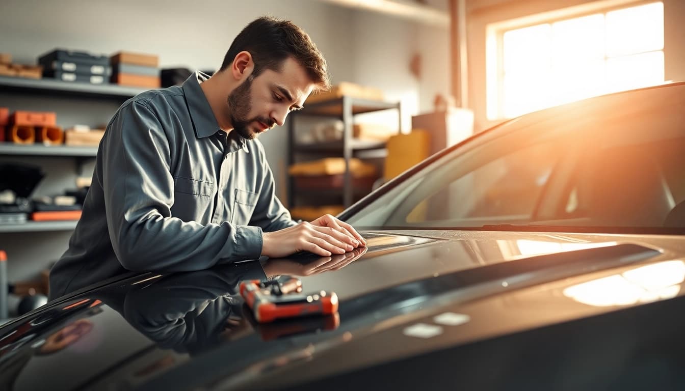 Hagelschaden Reparatur München: Professionelle Reparatur von Hagelschäden an Fahrzeugen.