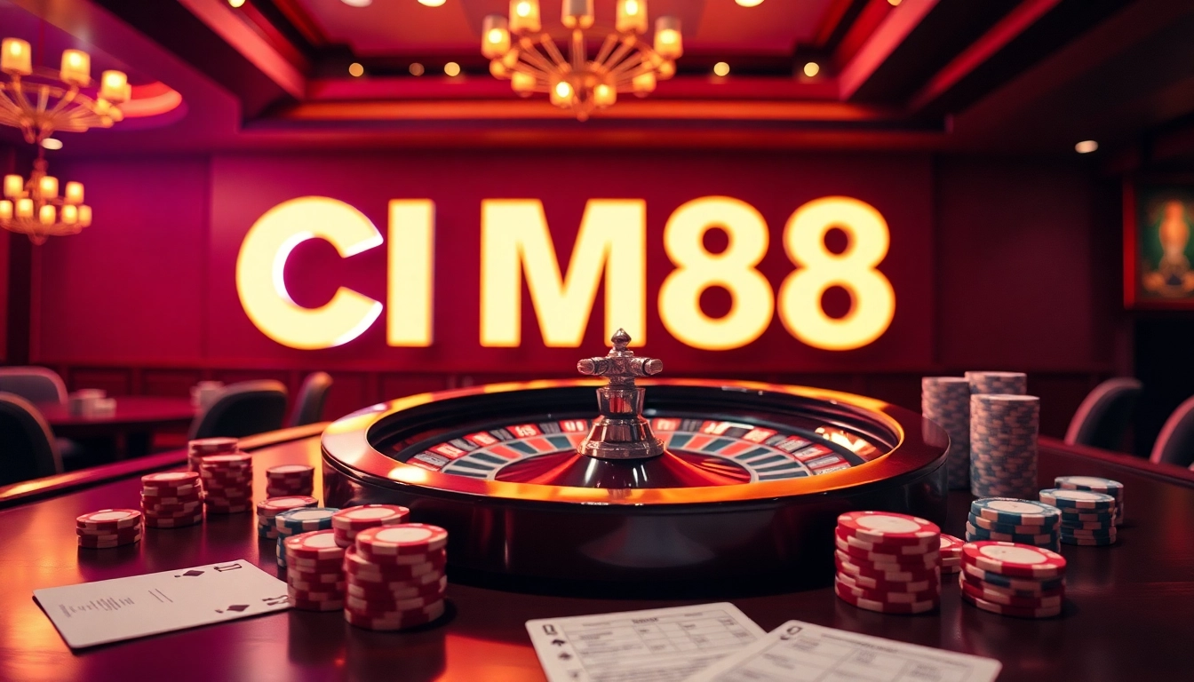 Experience the excitement of gambling with CM88's high-stakes casino gameplay.