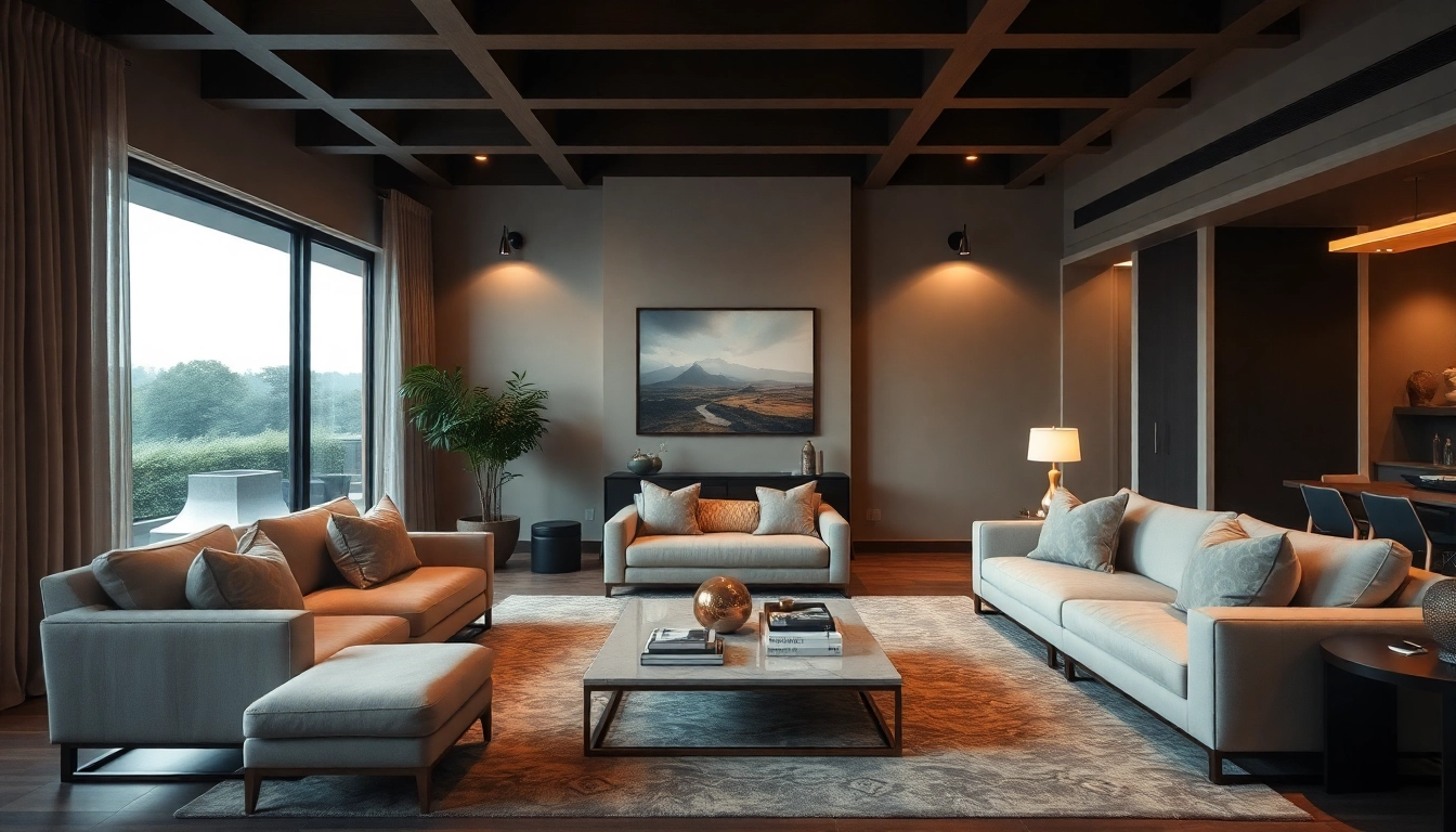 Enhance your Luxury experience with an elegant living room showcasing high-end furniture and stylish decor.