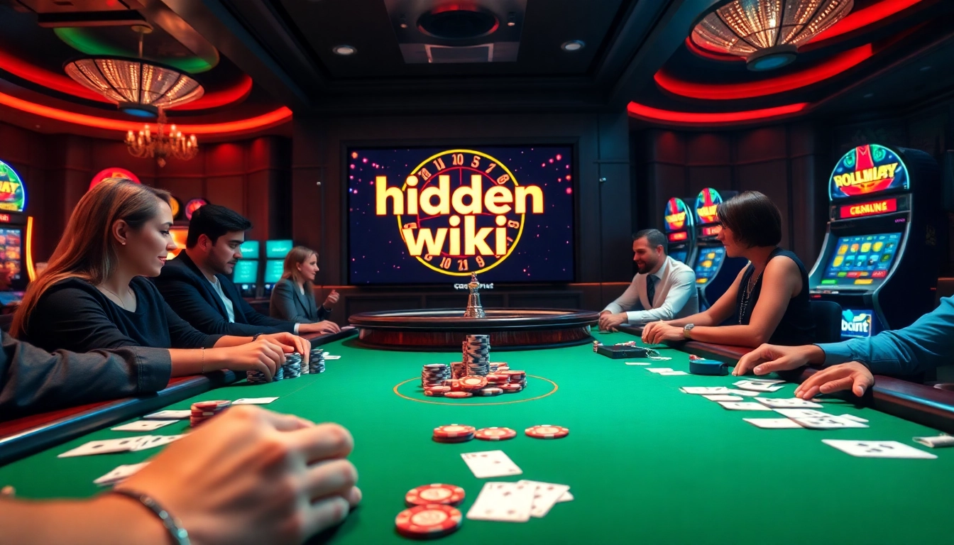 Experience the thrill of gaming at the hidden wiki's luxurious bet tables.