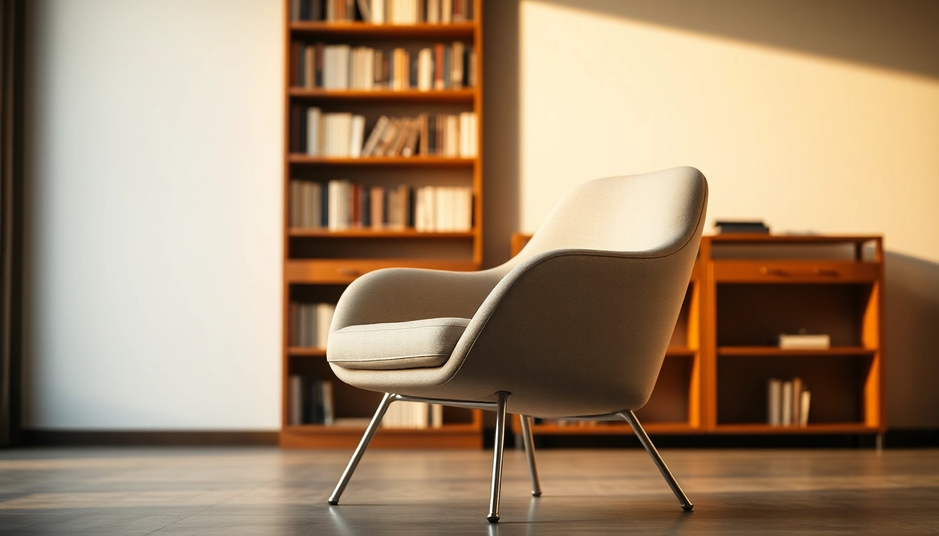 Refurbished Vitra chair elegantly displayed in a modern interior setting.