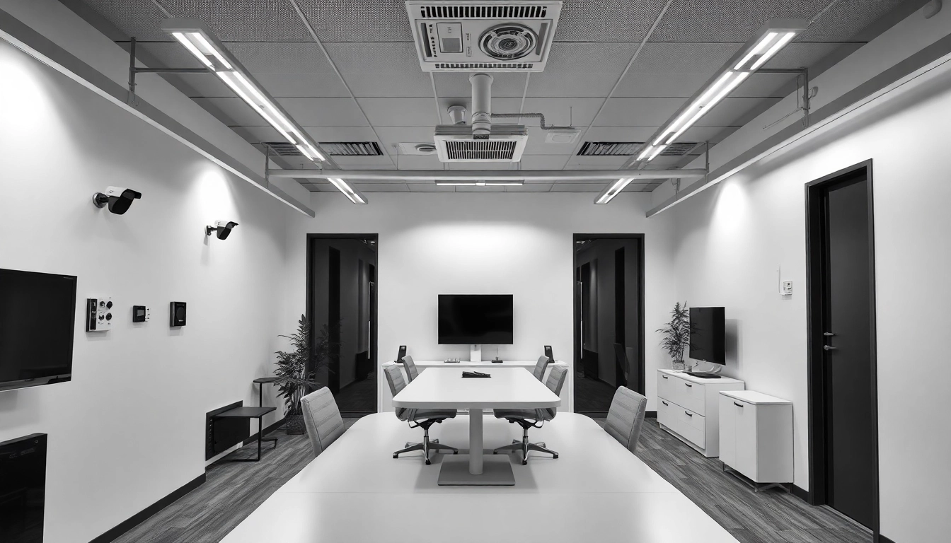 Durchführen einer DGUV V3 Prüfung an elektrischen Geräten in einem modernen Büro, um Sicherheit und Compliance sicherzustellen.