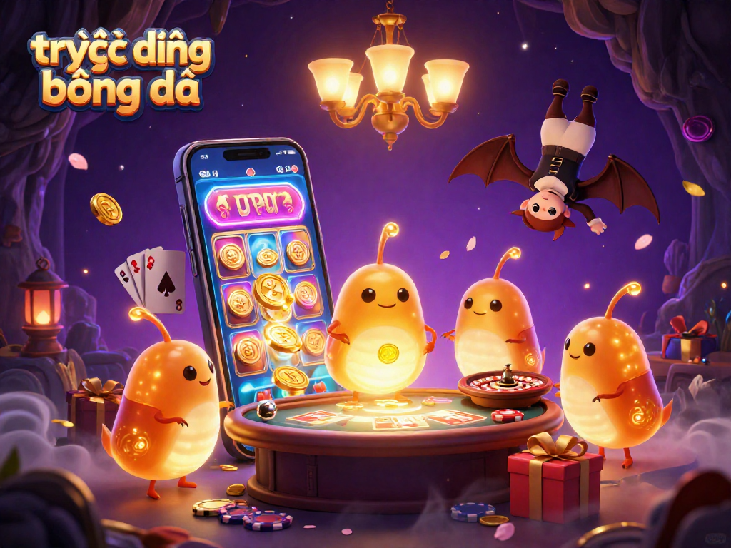 Experience direct football streaming with trendy, vibrant casino elements lighting up the scene.