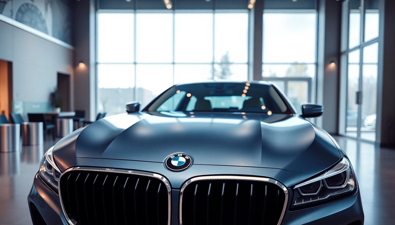 BMW kaufen in einem eleganten Autohaus mit modernem Ambiente.