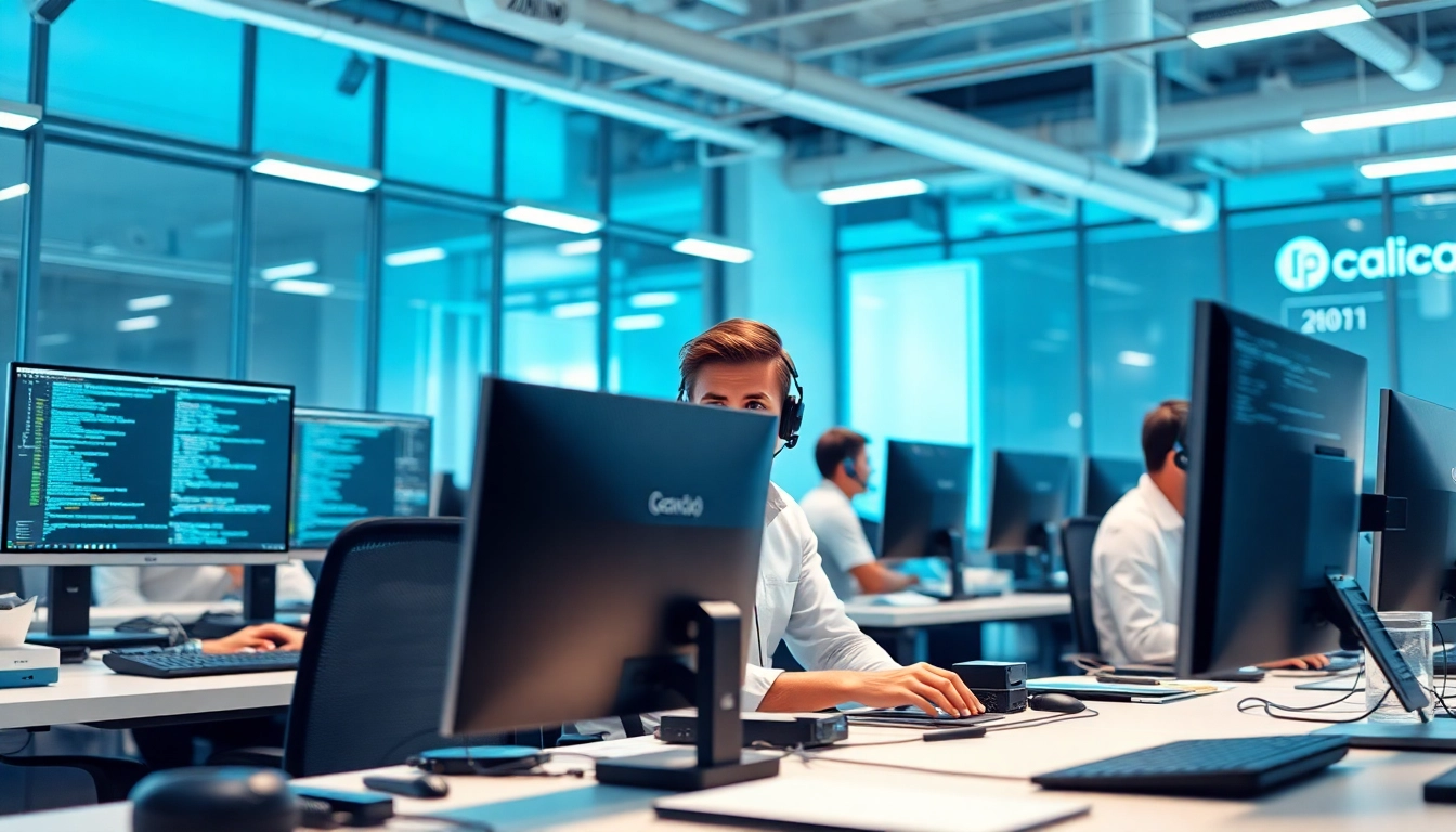 Effektive Software Hilfe zur schnellen Lösung technischer Probleme in einer modernen Büroumgebung.