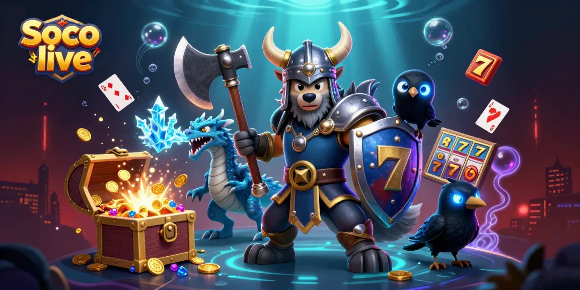 Soco live offers thrilling casino experiences with epic Viking vibes and extravagant slot elements.
