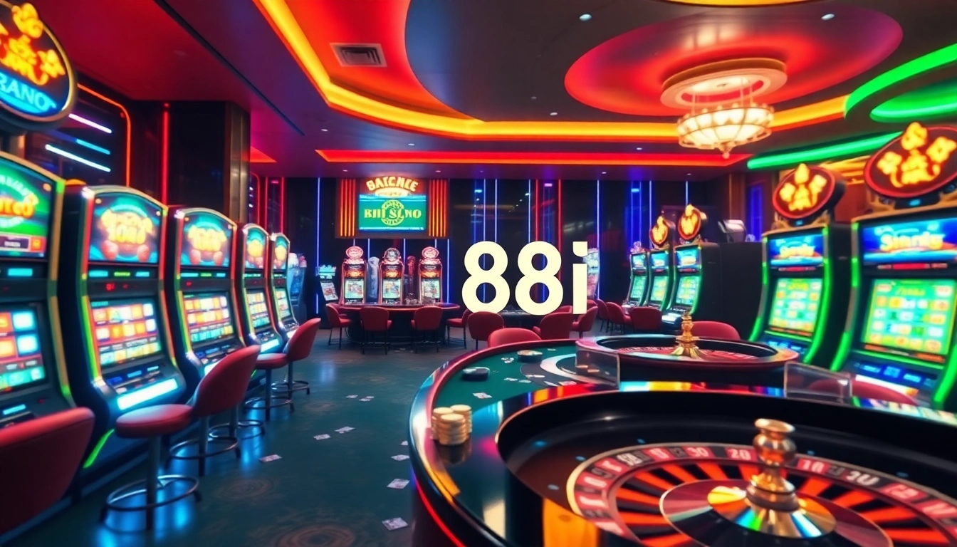 Experience the excitement of gambling with engaging visuals from 88i đăng nhập in a luxurious casino scene.