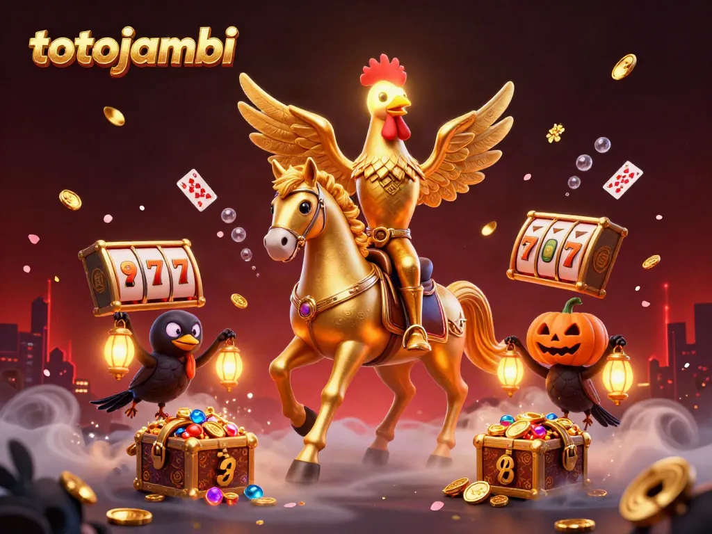 Experience the excitement of totojambi with captivating casino elements and stunning characters.