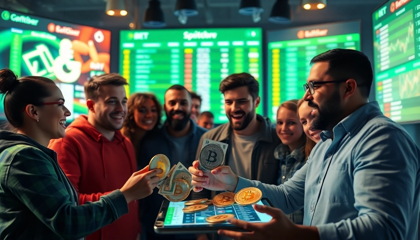 Experience the thrill of sports betting with bitcoin at a dynamic betting interface.